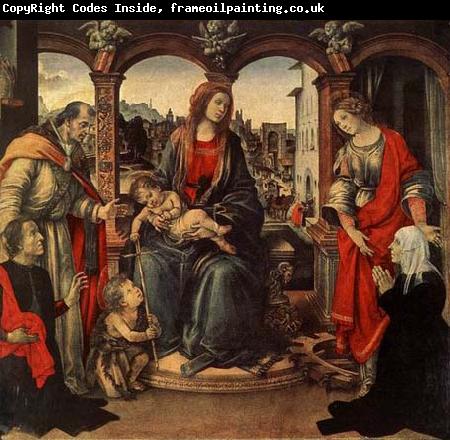 Fra Filippo Lippi Madonna with Child and Saints